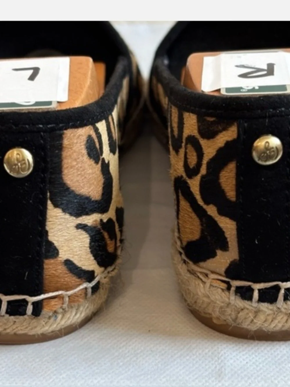 EUC Sam Edelman Leopard-Print Espadrilles